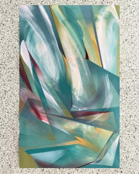 Абстрактная картина Rainy Storm 116X73X1 CM