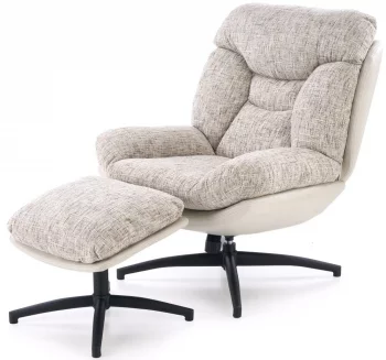 Кресло с подставкой для ног Kronos 78X90X98 / 48X40X44 CM