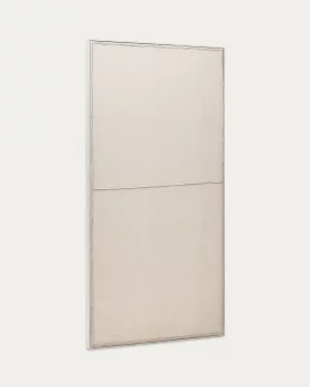 Белый настенный гобелен Maha с горизонтальной линией 110X220 CM