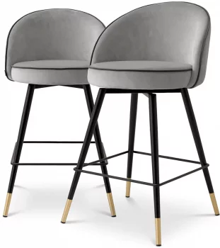Комплект из двух полубарных стульев Cooper 50X50X93 / 50X50X93 CM