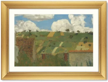 Постер Landscape of the Ile-de-France 81X61 CM