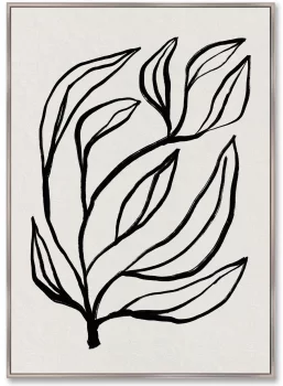 Диптих на холсте Branches in color No10 75X105 / 75X105 CM