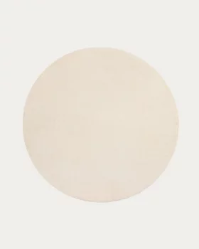 Круглый белый ковер Empuries 200X200 CM
