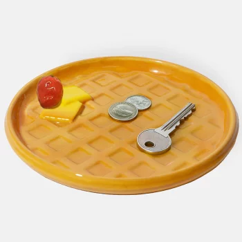 Поднос декоративный, good morning, waffle, D18,5 см