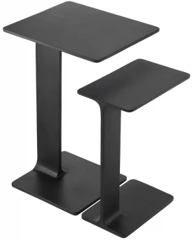 Комплект из двух приставных столиков Smart 45X40X72 / 40X25X55 CM