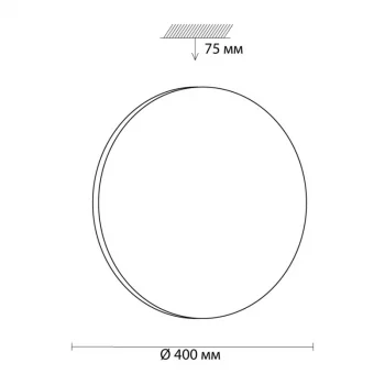 Накладной светильник Simple