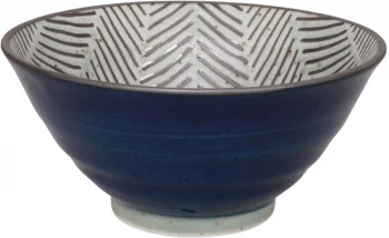 Чаша Herringbone 13X6 CM синяя