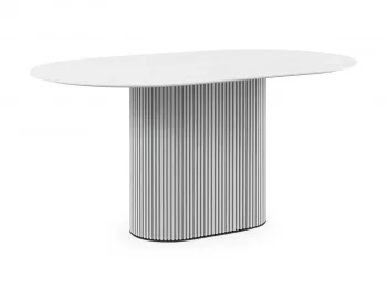 Стол обеденный овальный Mono Stripe 160X95 CM