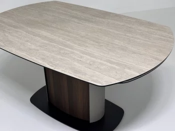 Раскладной овальный стол DAGFINN 150 TL-314 150X99X76 CM