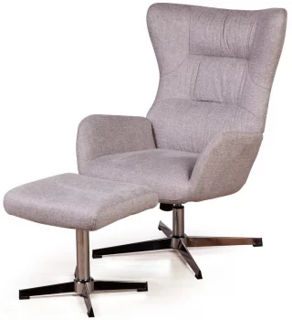 Кресло с оттоманкой Andrea 73X84X107 / 48X42X44 CM