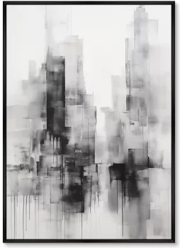 Постер на холсте Evening in the city 75X105 CM