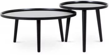 Набор из двух столиков Focus 80X80X35 / 50X50X43 CM