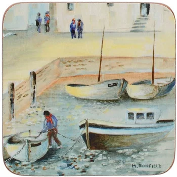 Набор из шести подставок Cornish Harbour 10X10 CM