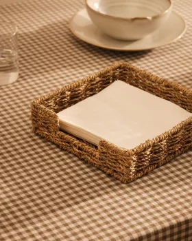 Салфетница из натурального волокна Tossa 21.5X21.5X5 CM