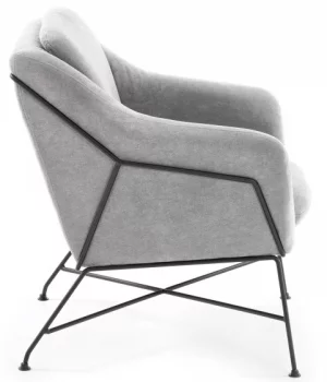 Элегантное кресло Brida 65X73X82 CM светло серое