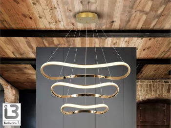 Люстра Naos 3L золотая D80 80X95 CM