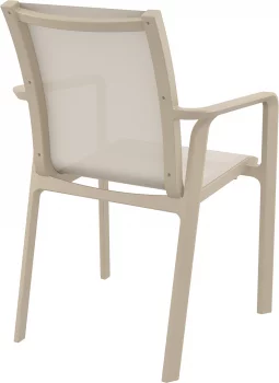 Стул садовый Pacific 57X62X90 CM бежевый