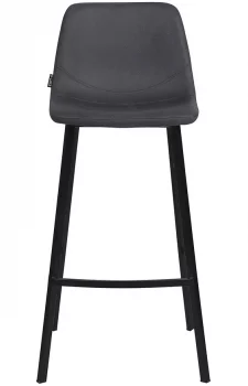 Стул барный Hugh 48X45X91 CM тёмно-серый