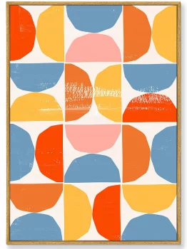 Постер на холсте Color vibes 75X105 CM