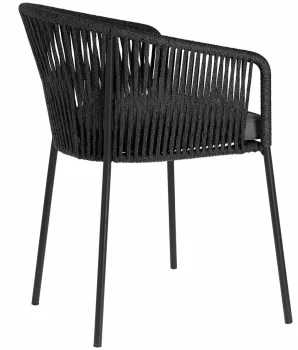 Стул Yanet 56X55X79 CM чёрный