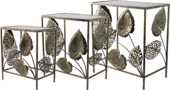 Набор из трёх столиков Danlami 63X38X70 / 53X33X60 / 43X28X50 CM