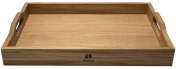 Поднос дубовый с ручками 50X36X6 CM