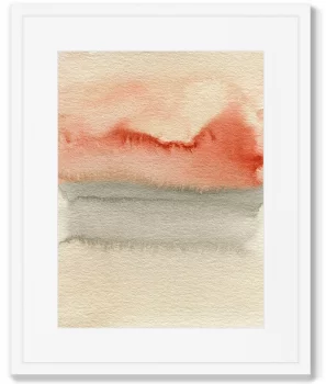 Постер в раме Sunset over the water 42X52 CM