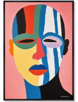 Постер на холсте The Mask Collection The Fans 75X105 CM