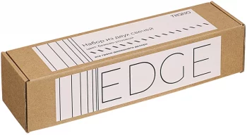 Набор из двух свечей Edge 2X2X25 / 2X2X25 CM бежево-розового цвета