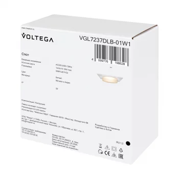 Встраиваемый светильник VGL7237DLB-01W1