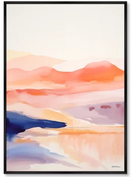 Набор из двух постеров на холсте Spilled ​​Colors 75X105 / 75X105 CM