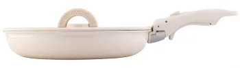 Сковорода с крышкой и съемной ручкой Smart Ceramic Ø26 CM
