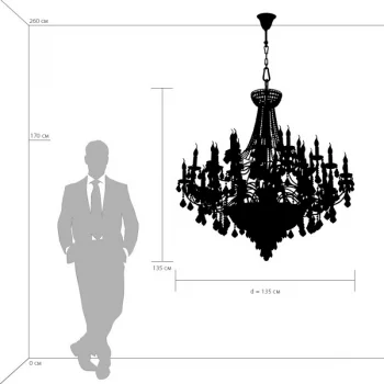 Подвесная люстра Classic 135X135X170 CM