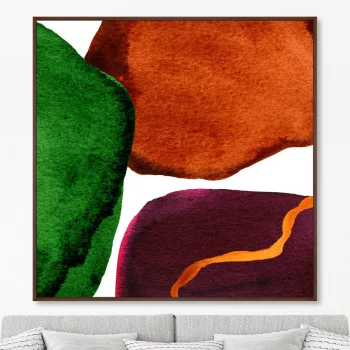 Постер на холсте Forms and colors 105X105 CM