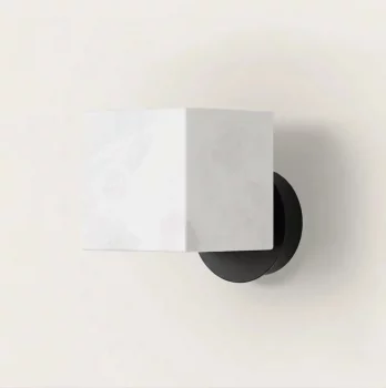 Настенный светильник Cubic черный металл 10X12.5X10 CM