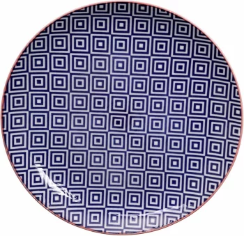 Тарелка Geo Eclectic Ø21 CM D/Blue