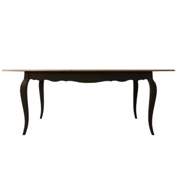 Раскладывающийся обеденный стол Леонтина Black 200X90X77 CM