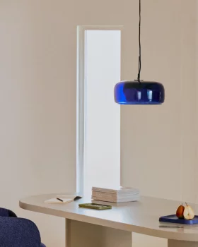Потолочный светильник из синего стекла Reig 38 CM