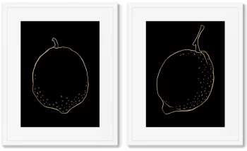 Диптих Fruit in the night 42X52 / 42X52 CM
