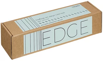 Набор из двух свечей Edge 2X2X25 / 2X2X25 CM мятного цвета