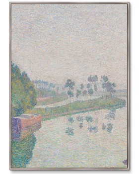 Диптих Banks of the Oise at Dawn 75X105 / 75X105 CM