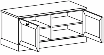Тумба Caprio 105X46X48 CM