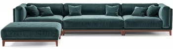 Диван с пуфом Case 402X94X80 CM
