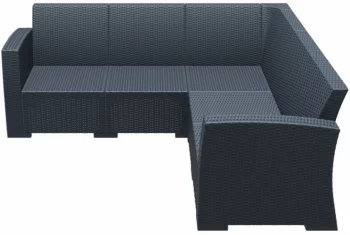 Диван пластиковый угловой Monaco Lounge Corner 207X207X79 CM