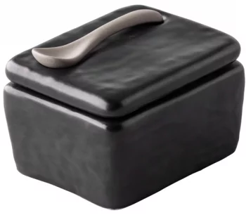 Набор солонка/перечница с ложкой 10X7X6 CM