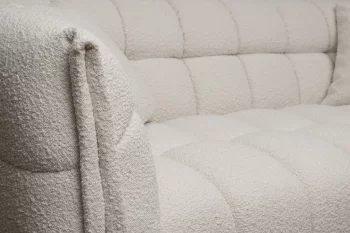 Двухместный диван GD/Prato букле экрю Orso ECRU 204X106X75 CM