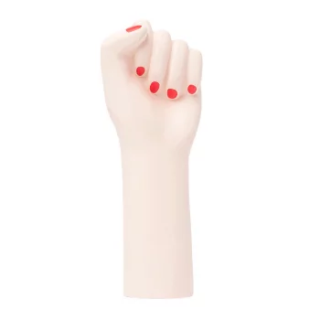 Ваза для цветов girl power, white, 26 см
