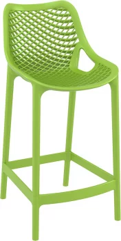 Стул пластиковый полубарный Air 44X51X95 CM зелёный