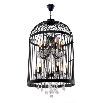 Подвесная люстра Vintage birdcage 60X60X114 CM