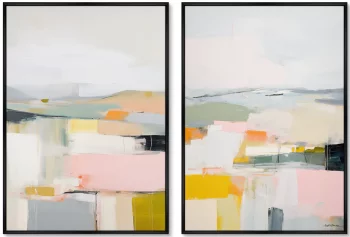 Набор из двух постеров на холсте Landscape Collection 75X105 / 75X105 CM